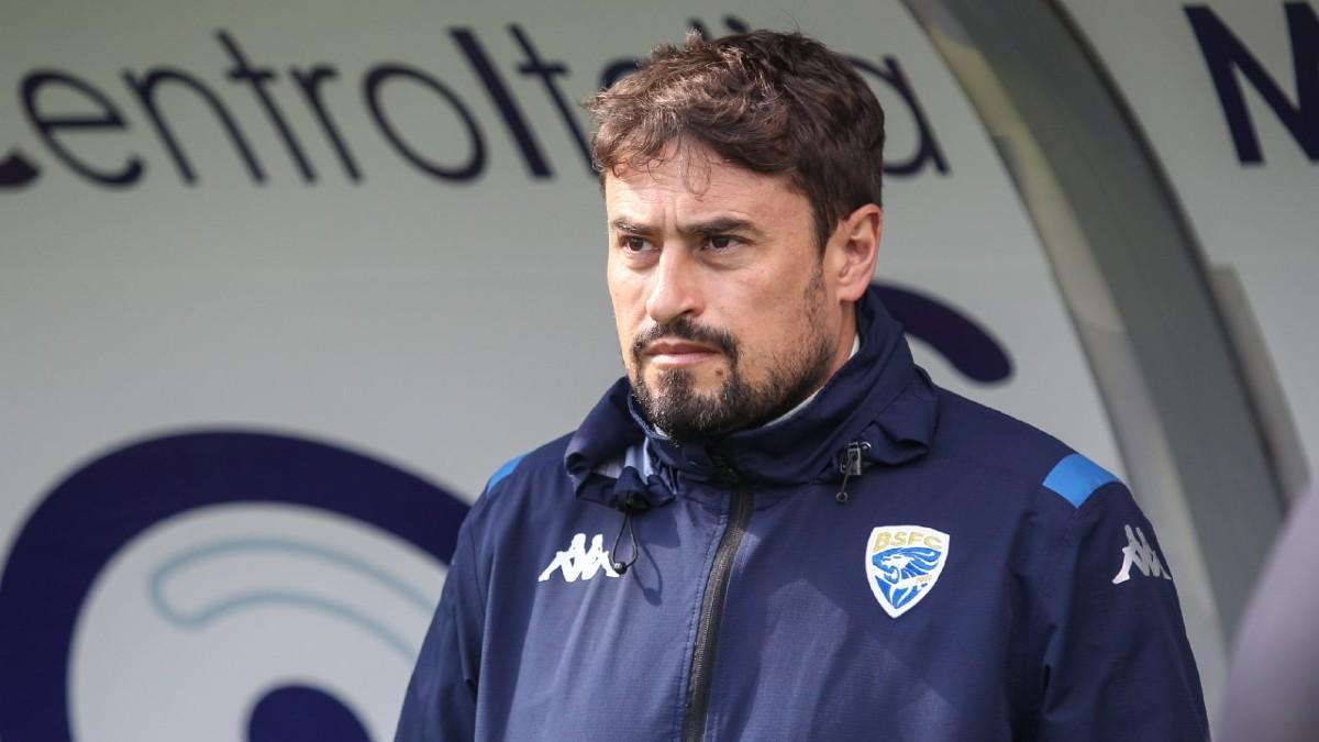 Pep Clotet, durante un partido del Brescia