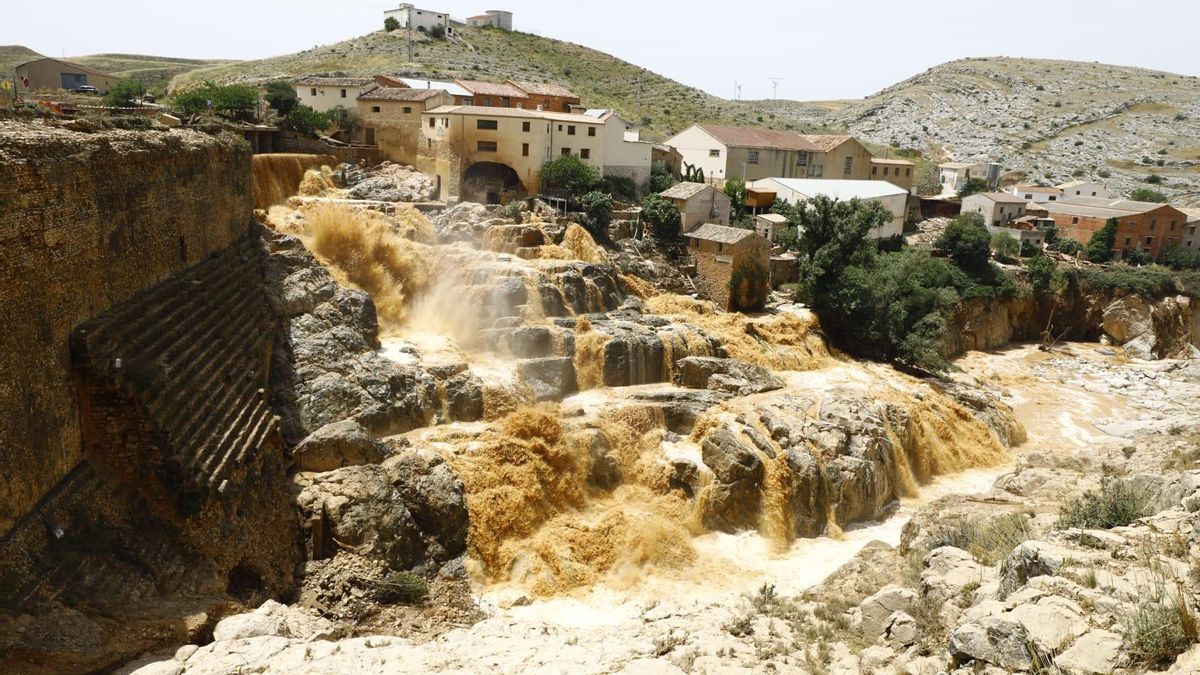 En imágenes | Así han quedado Almonacid de la Cuba, Azuara, Herrera y Villar tras la tormenta de este viernes