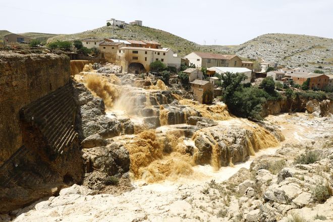 Los daños en Aragón tras las tormentas del viernes, en imágenes