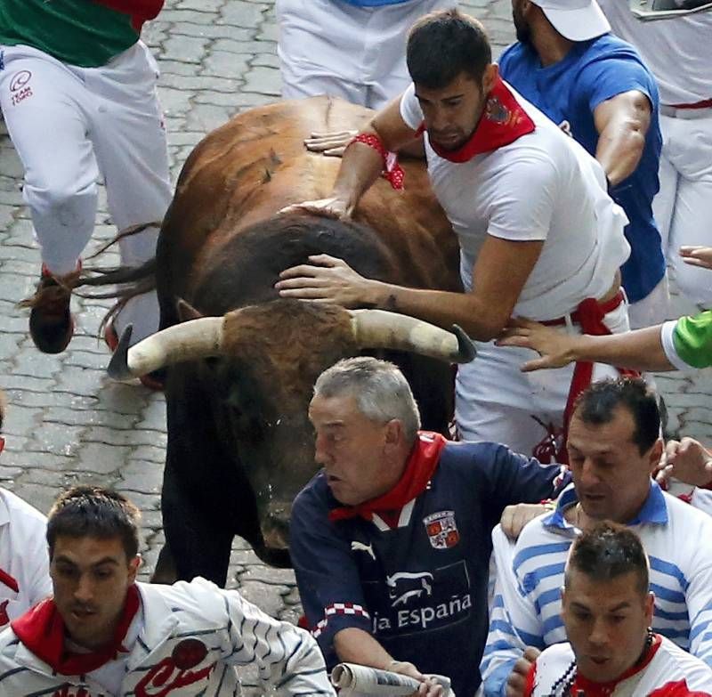 Encierro del cuarto día de las fiestas