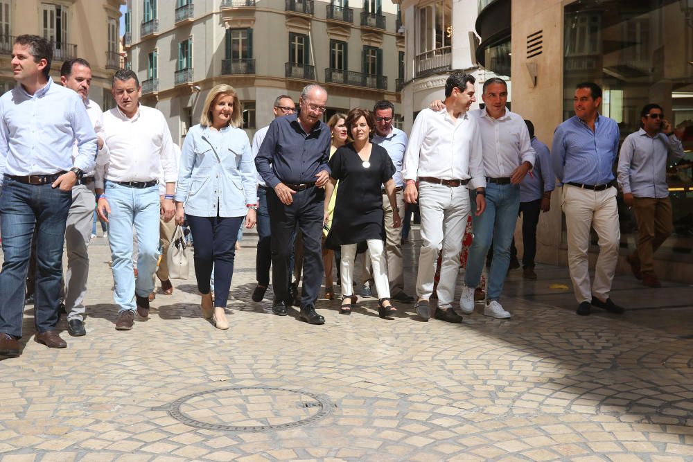 Sáenz de Santamaría se lanza a la conquista del PP desde Málaga