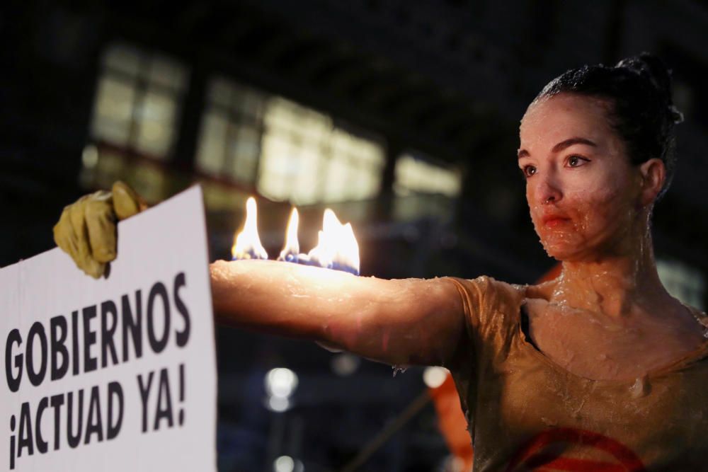 Manifestación en Madrid en favor del planeta