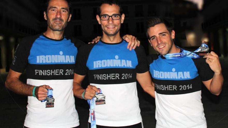 Tres sajeños superan la Ironman de Barcelona