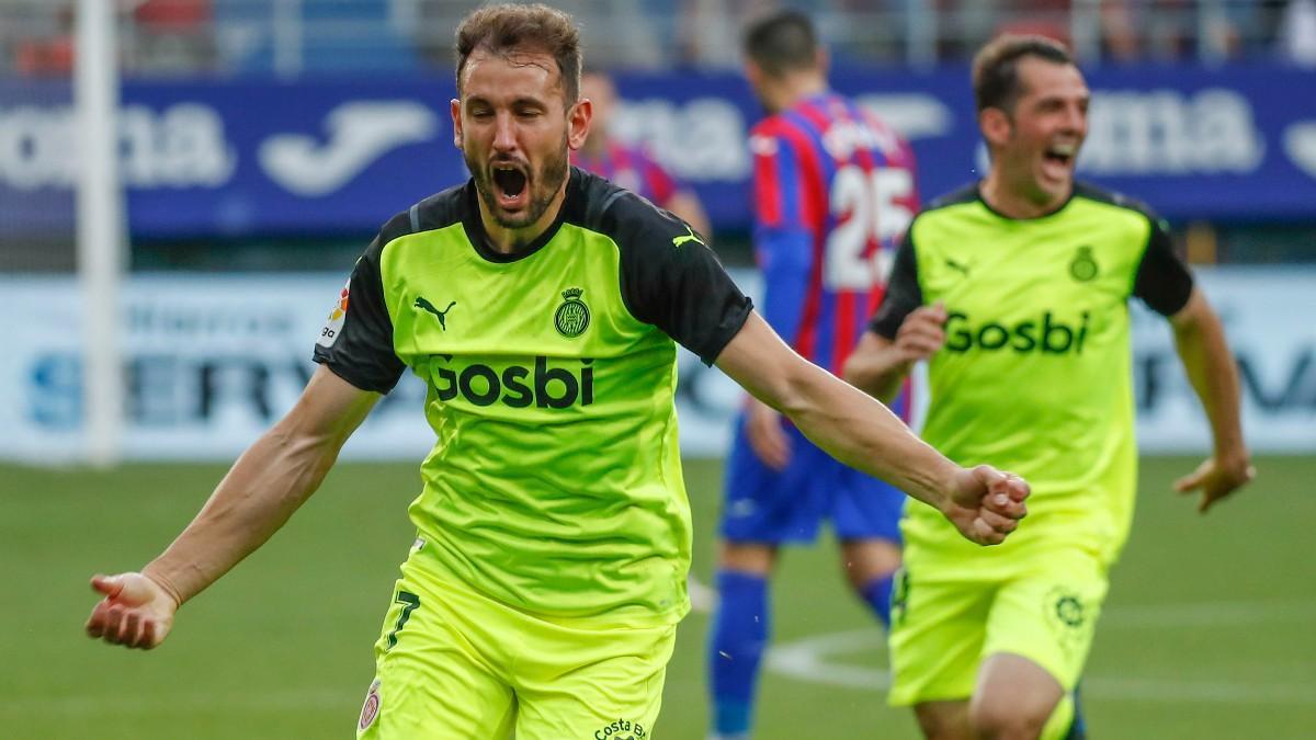 Stuani, autor del 0-2 en Eibar