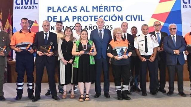 El Gobierno de Aragón entregó estas placas el martes 30 de junio. | SERVICIO ESPECIAL