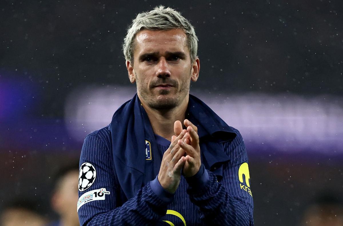La decepción de Griezmann tras el partido