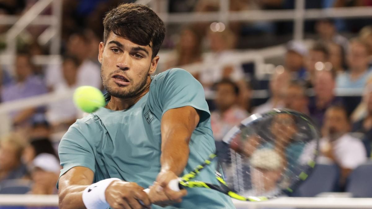 Carlos Alcaraz se impuso al ruso Andrey Rublev