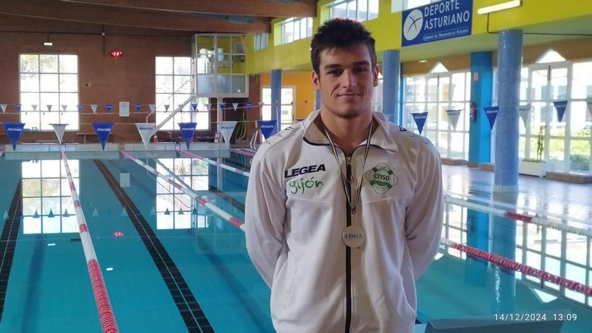 El nadador del CN Santa Olaya, Mario Méndez