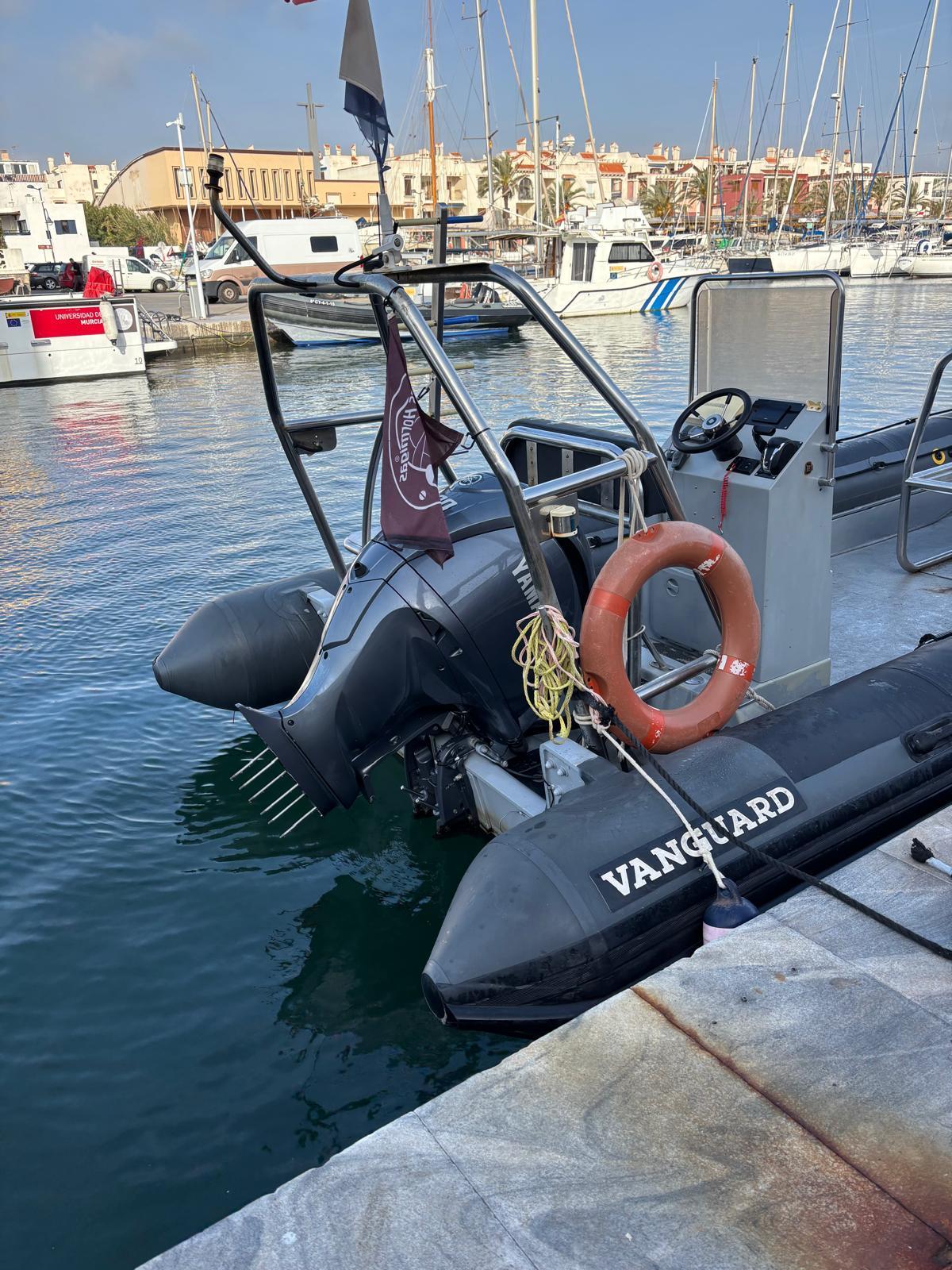 Motor robado este jueves en el puerto de Cabo de Palos en Cartagena