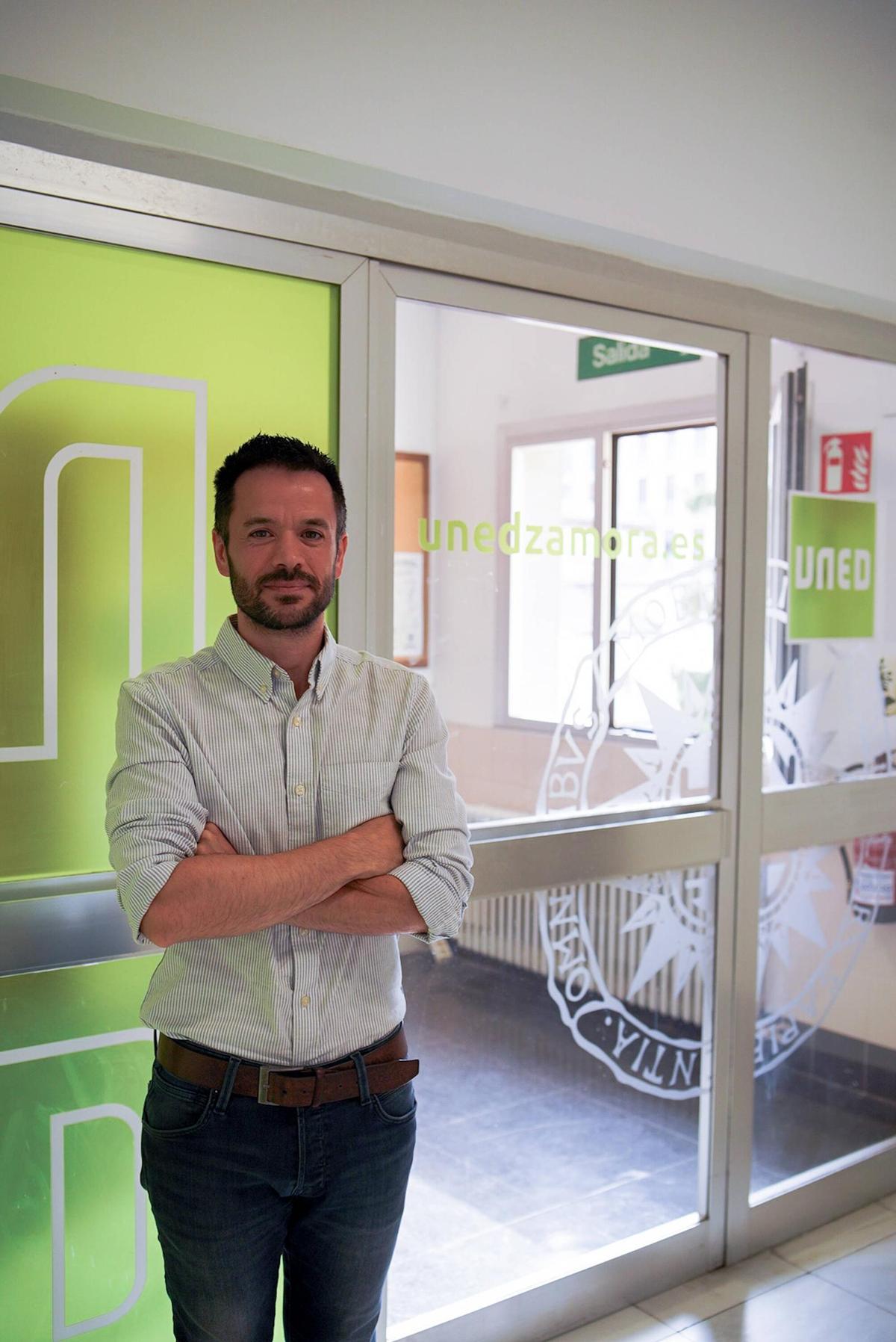 El nuevo director de la UNED de Zamora, José Delgado Álvarez.