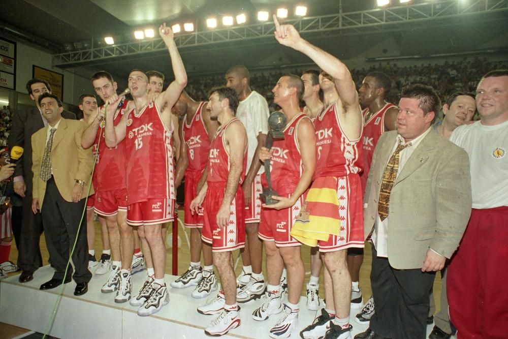 El TDK Manresa, campió de Lliga la temporada 1997-1998