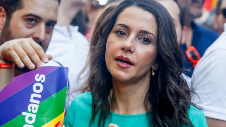 Inés Arrimadas en la fiesta del Orgullo 2019.