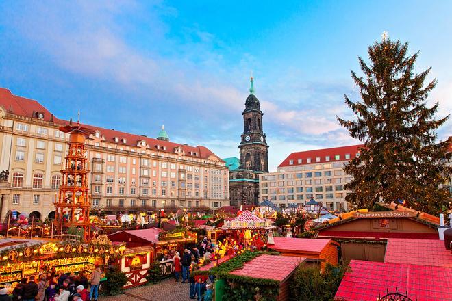 Mercado de Navidad en Dresde