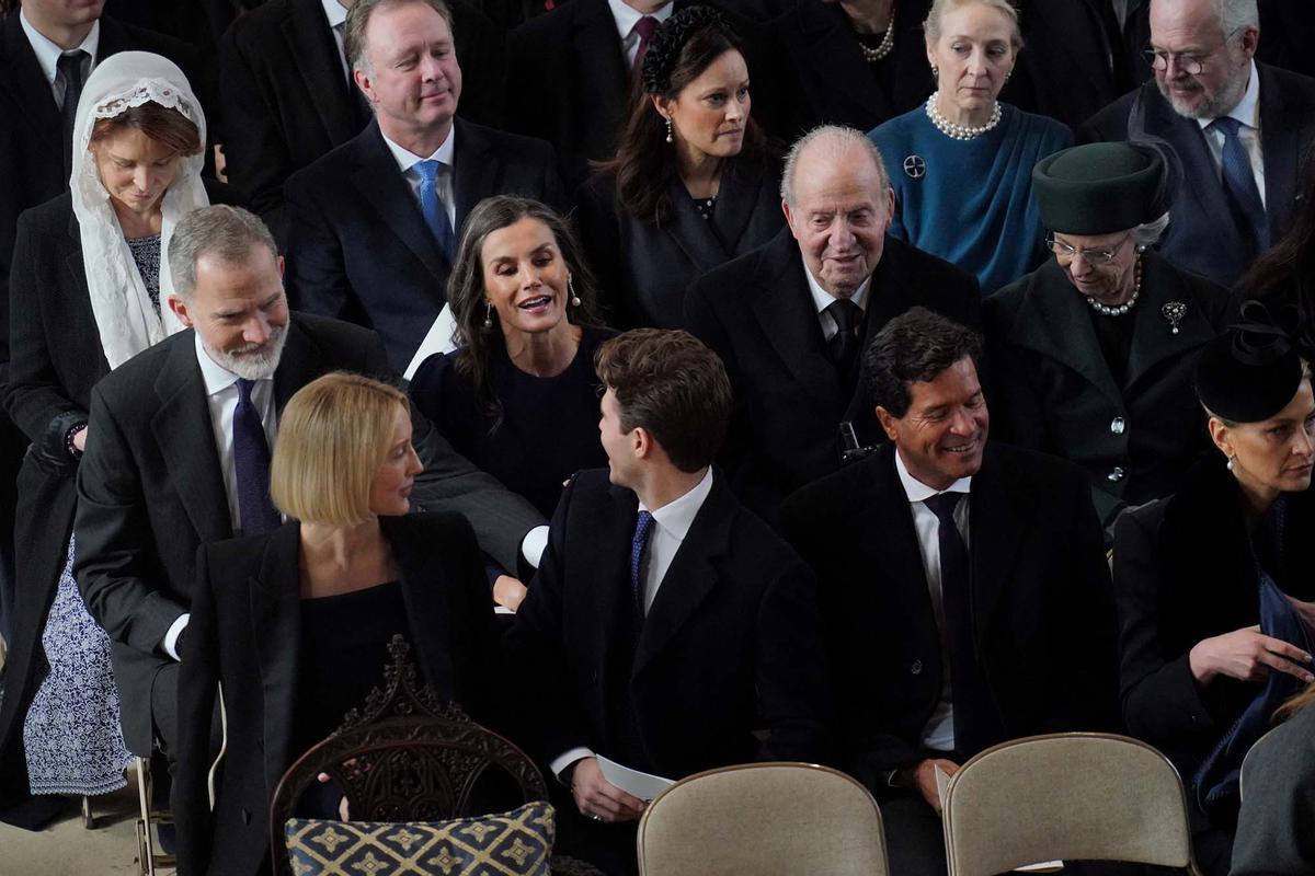 Felipe VI y Juan Carlos I se rencuentran en Windsor