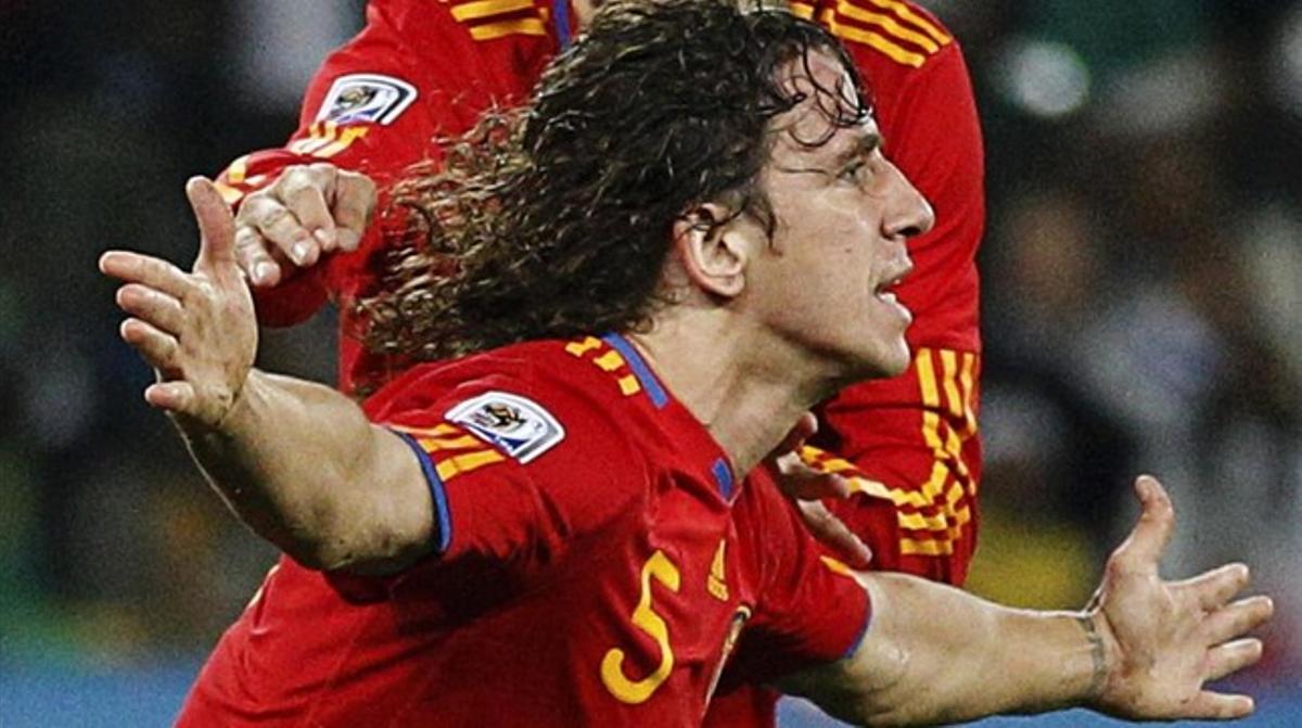 Puyol, al Mundial del 2010.