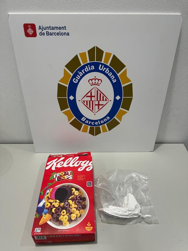 Detenidos en Barcelona con un "desayuno explosivo": leche y una caja de cereales con cocaína