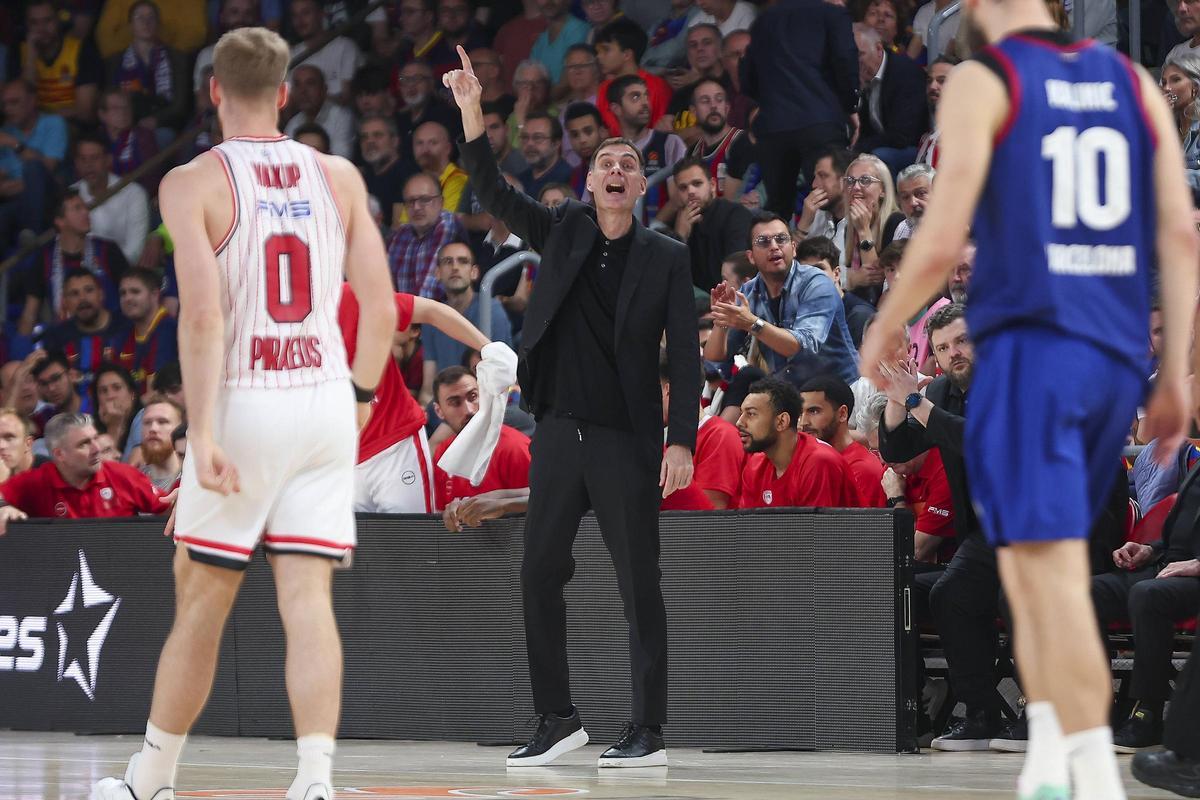 Euroliga. Barça - Olympiacos, quinto y definitivo partido del playoff, en imágenes.