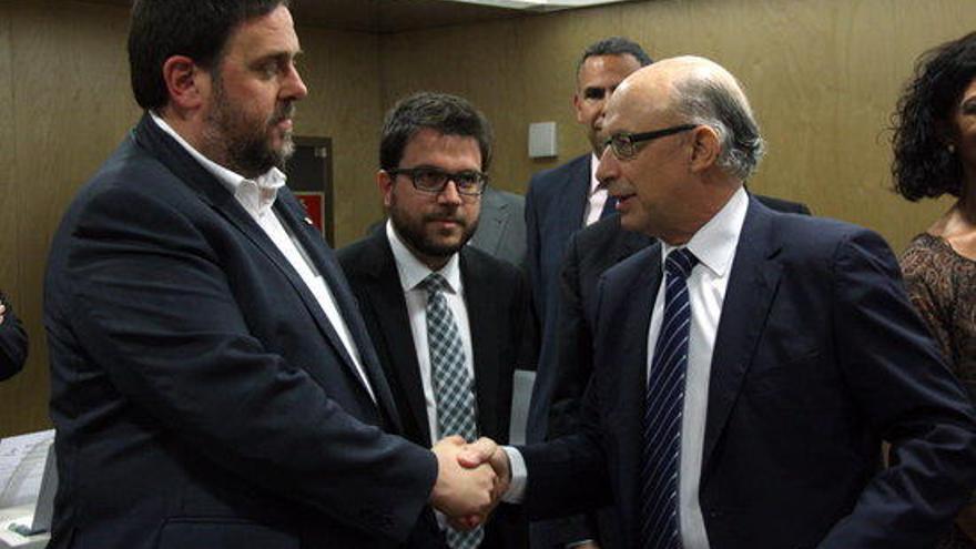 Oriol Junqueras i Cristóbal Montoro