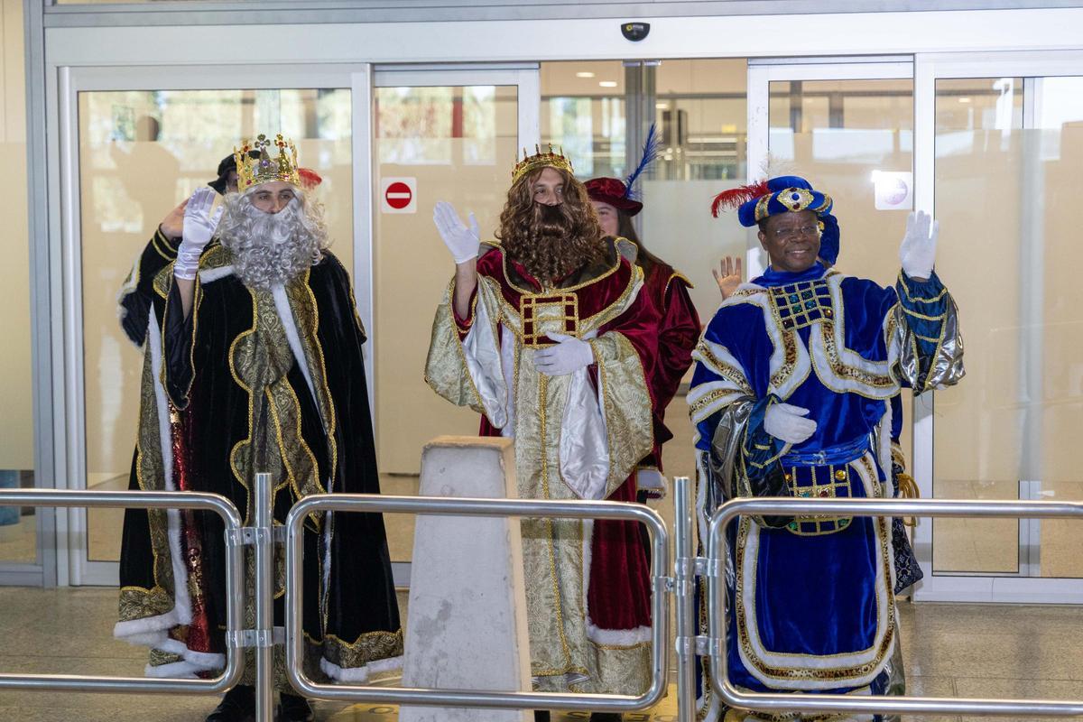 Los Reyes Magos aterrizan en Santiago