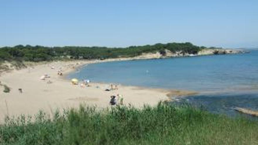 La platja del Rec del Molí de l&#039;Escala