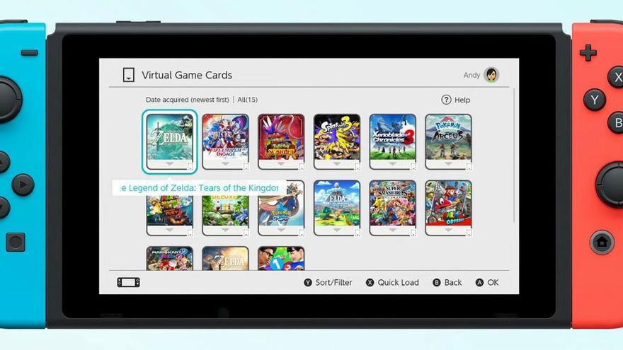 Switch y Switch 2 compartirán juegos como buenas hermanas, gracias a las nuevas tarjetas virtuales
