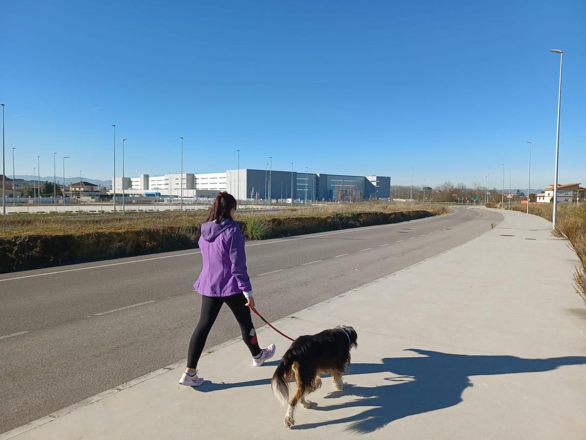 Vista de una de las zonas del polígono industrial de Bobes, donde quiere instalarse Costco.