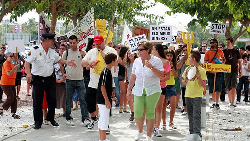 Concentración para protestar por la corrupción