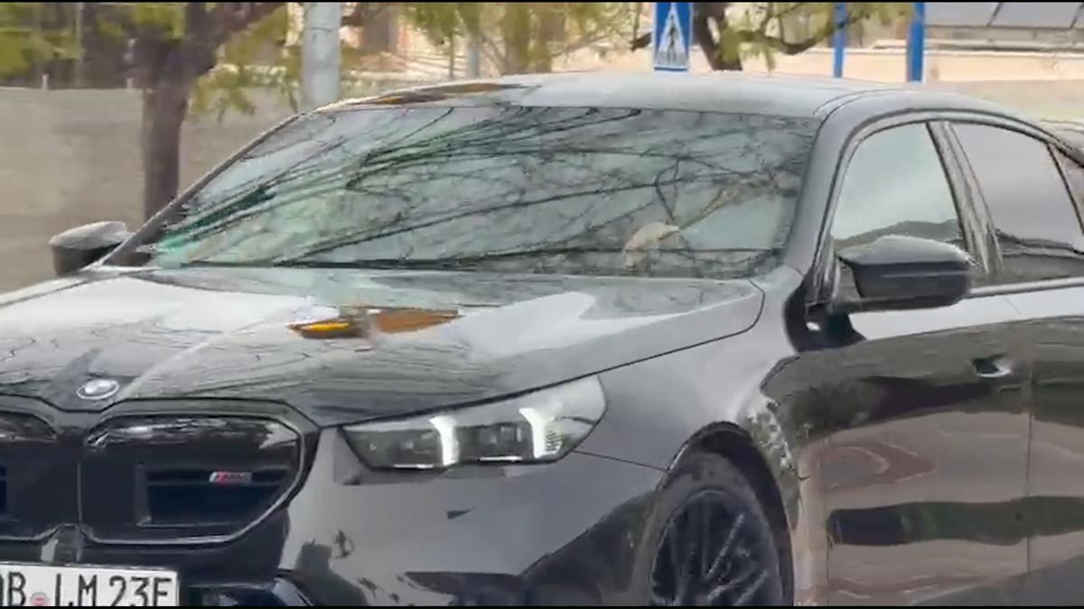 El presidente del Lille, Olivier Létang, en la Ciutat Esportiva para verse con el club azulgrana y visitar las instalaciones.
