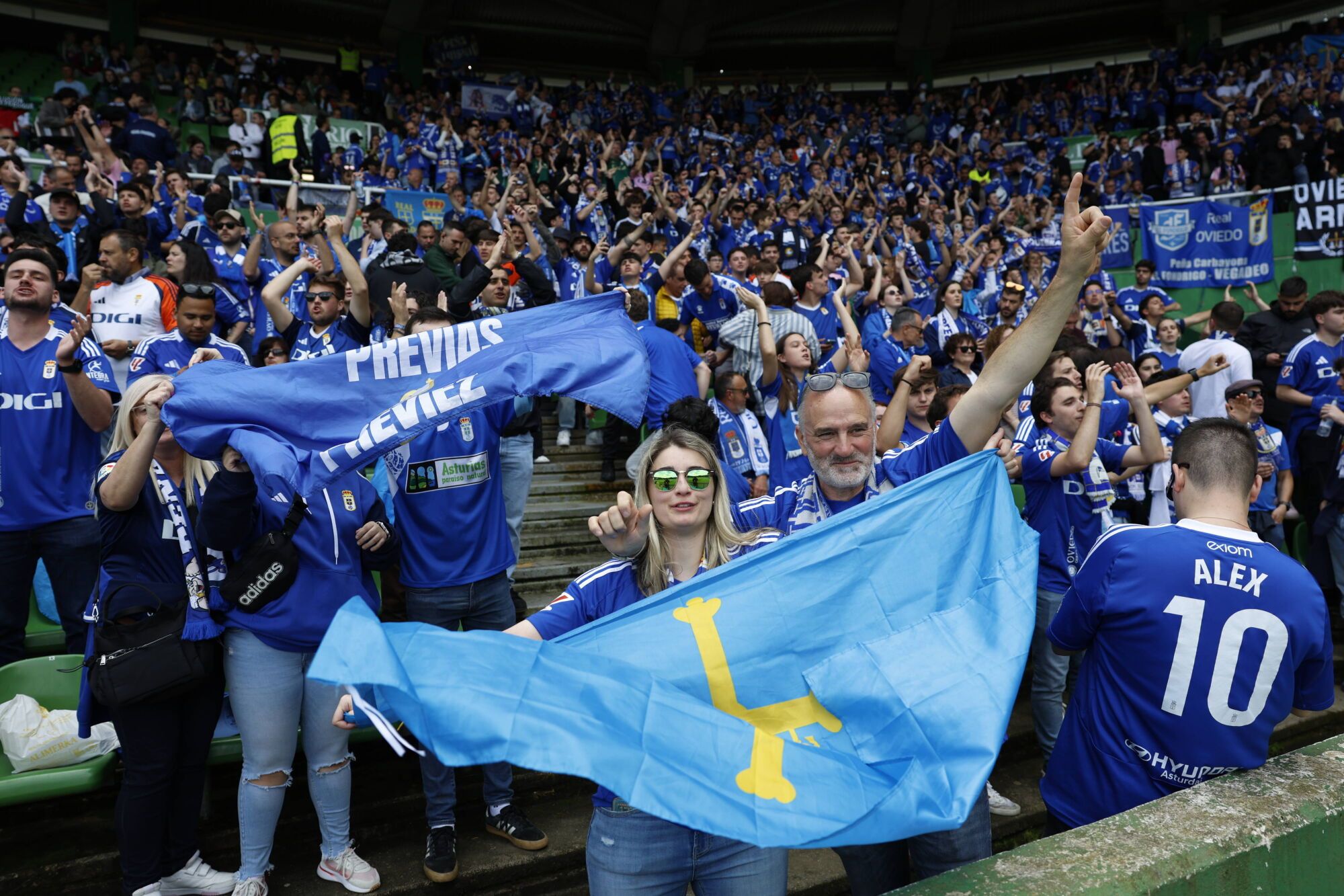 Así fue el partido entre el Real Oviedo y el Racing de Santander