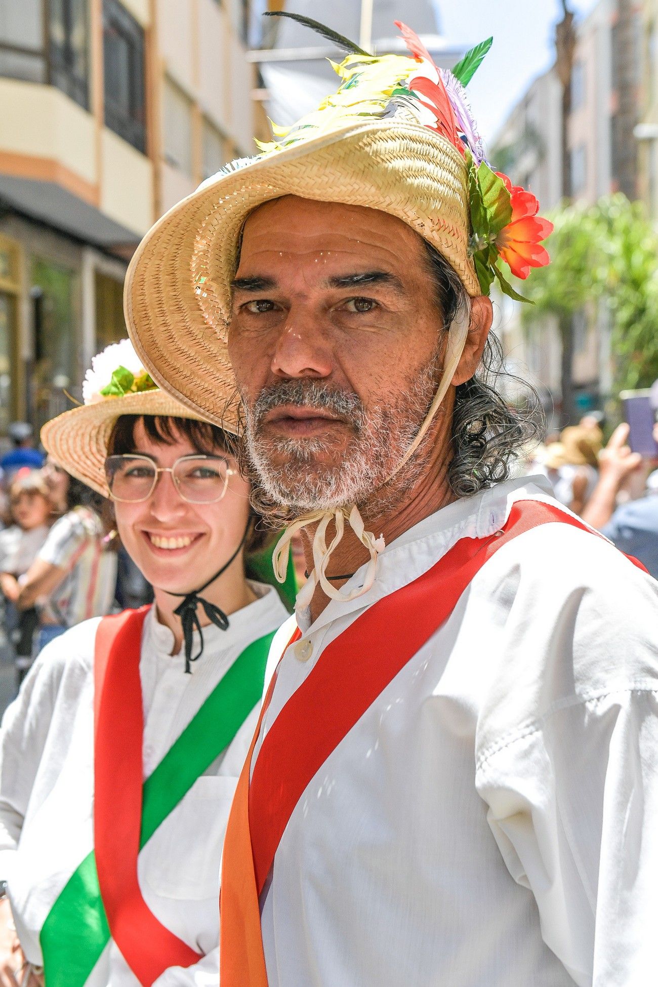 Una romería con bikini en Las Palmas de Gran Canaria