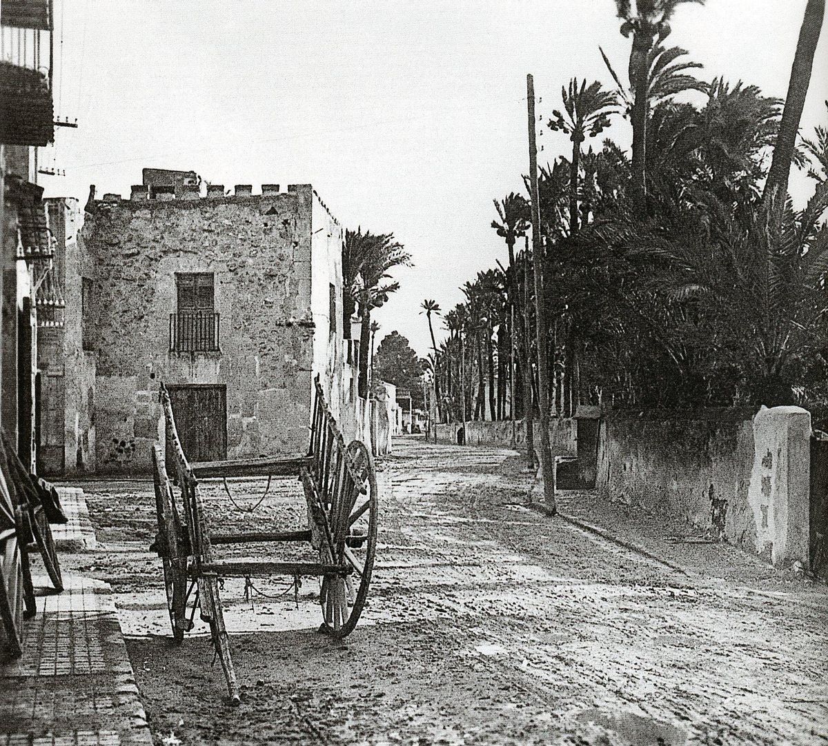 Cantó dels actuals carrers de Daoíz i de la Porta de la Morera cap al 1920