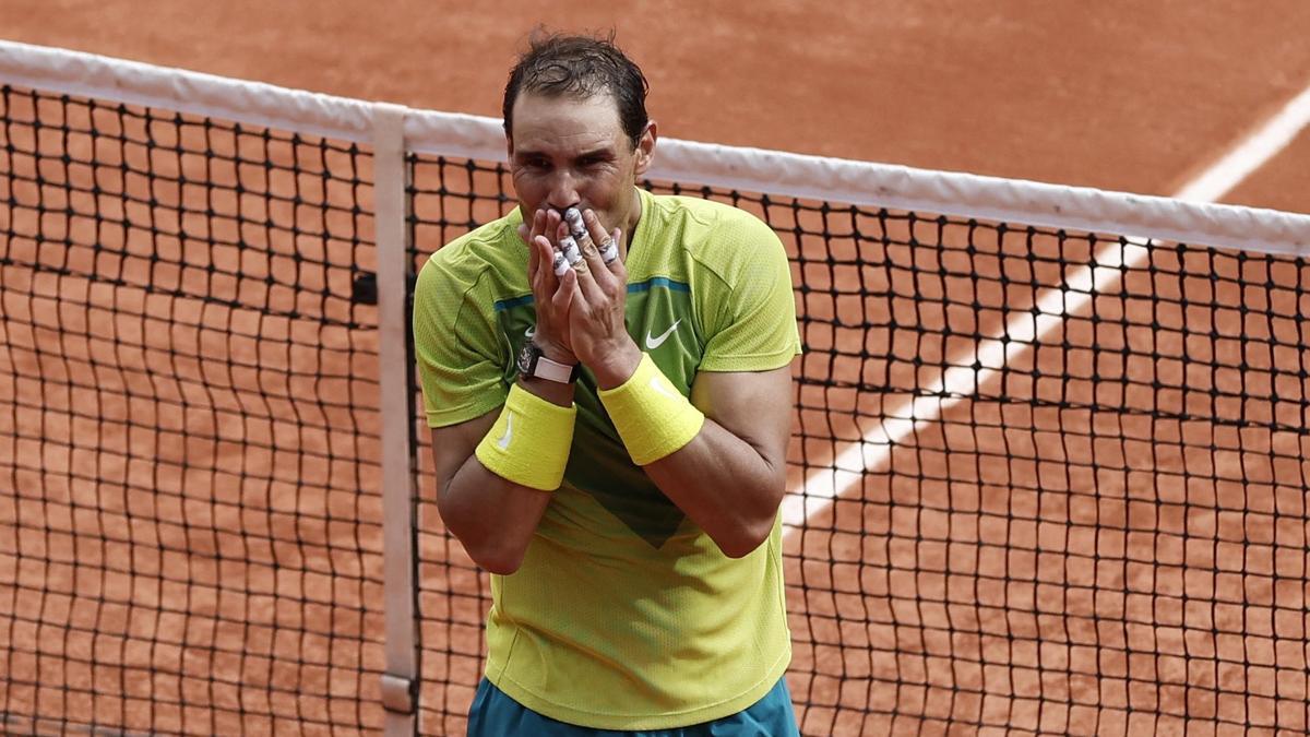 Rafa Nadal, durante la final contra Casper Ruud