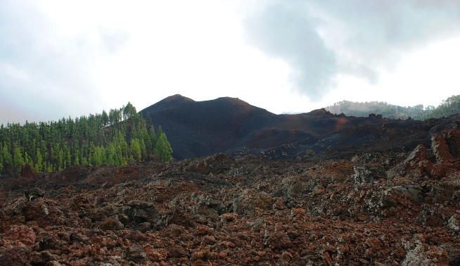 Deterioro de los conos volcánicos de Tenerife