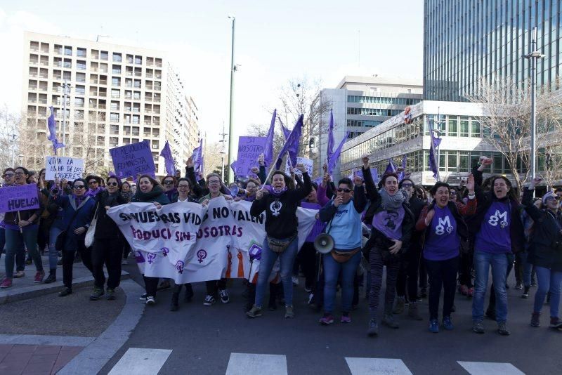 Concentraciones por el 8-M en Zaragoza