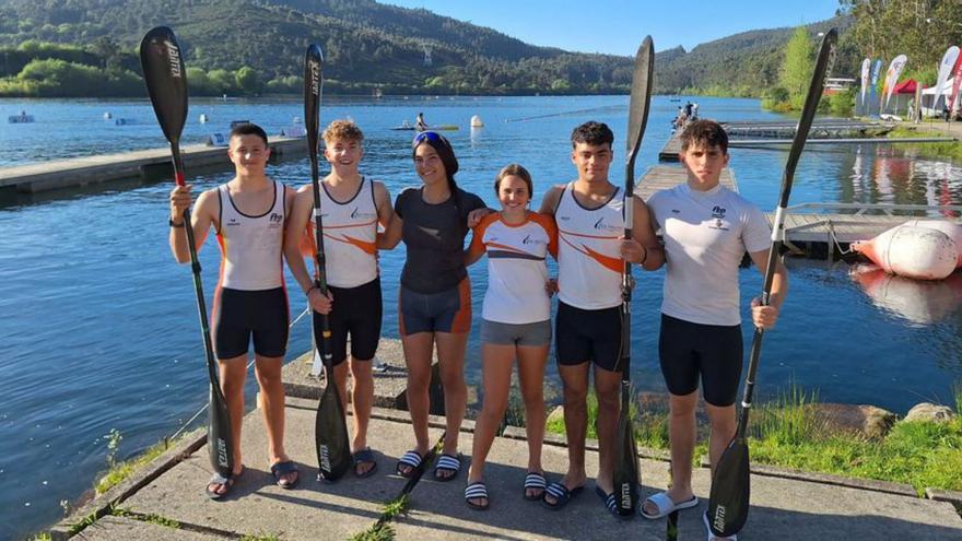 Piragüismo: los ibicencos rozan el podio en la Copa de España de Sprint Olímpico