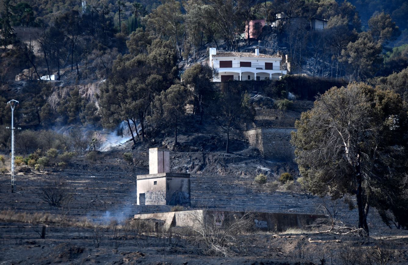 Una casa de El Valle estuvo a punto de arder el pasado martes.