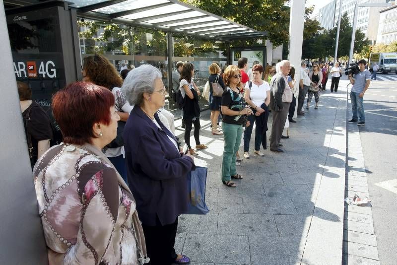 Fotogalería: Comienza la huelga del bus