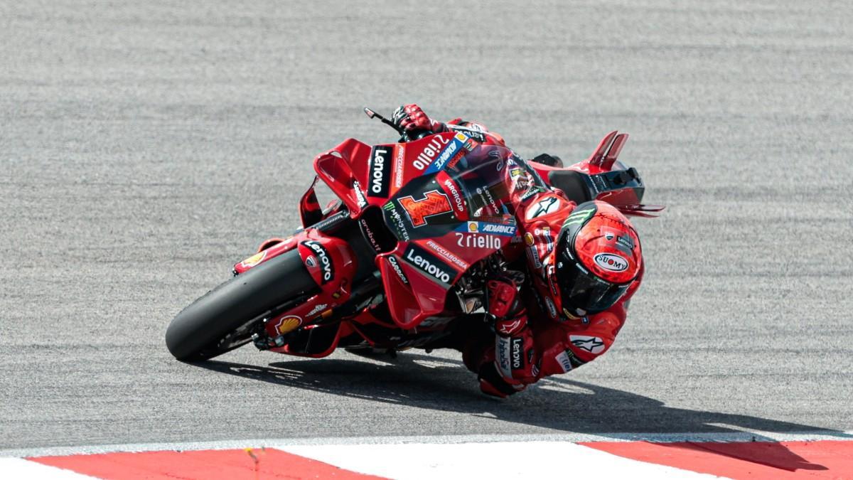 Pecco Bagnaia, durante el Gran Premio de Portugal