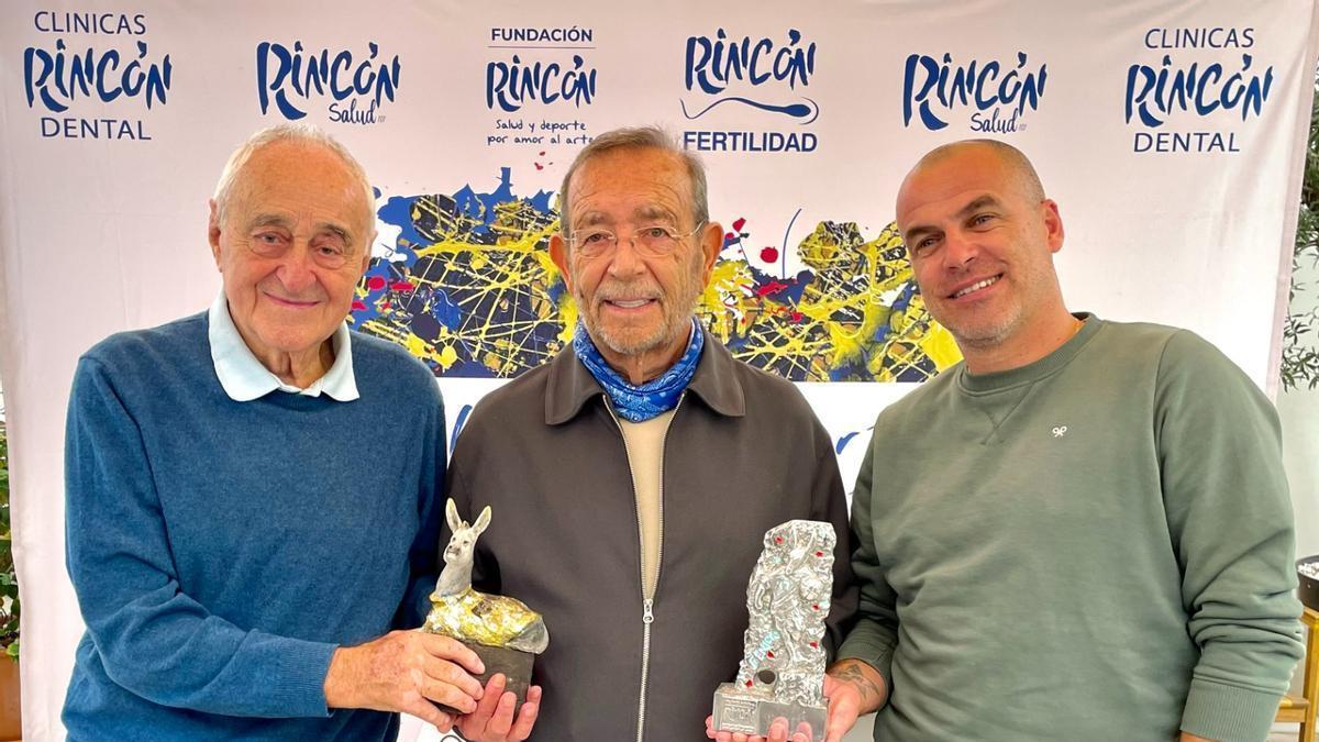 Pepe Laso, Manolo Rincón y Duda presentan la ‘II Gala SuperArte’.