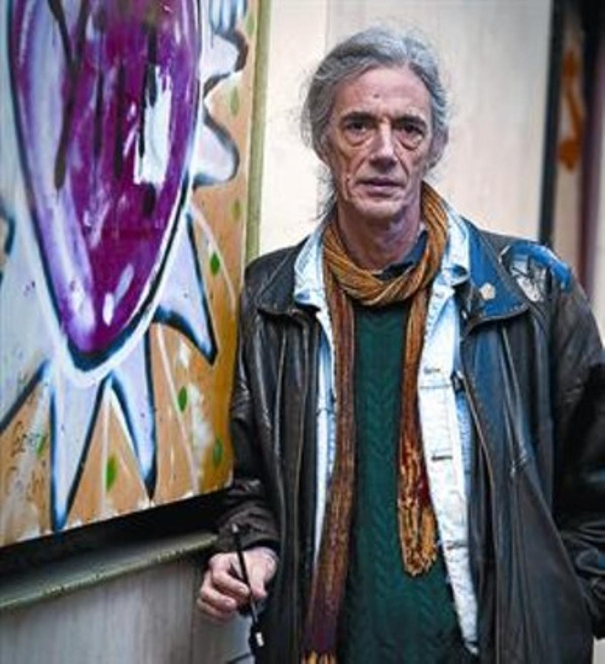Enric Casasses, dimarts passat, a Barcelona. Enric Casasses, dimarts passat, a Barcelona.