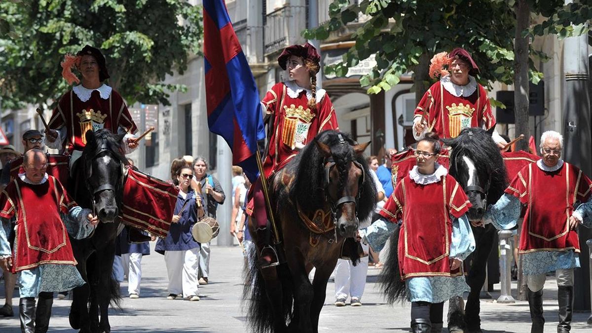 Figura del Herald de les Santes de Mataró.