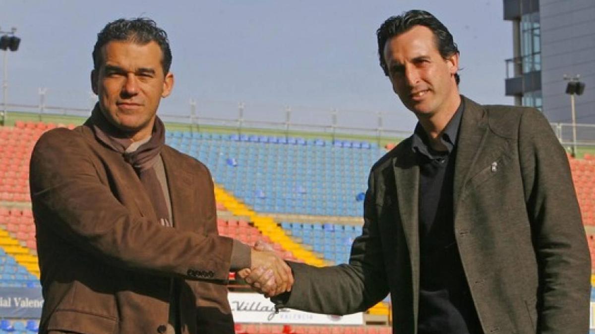 Luis García y Unai Emery, en una imagen de archivo.