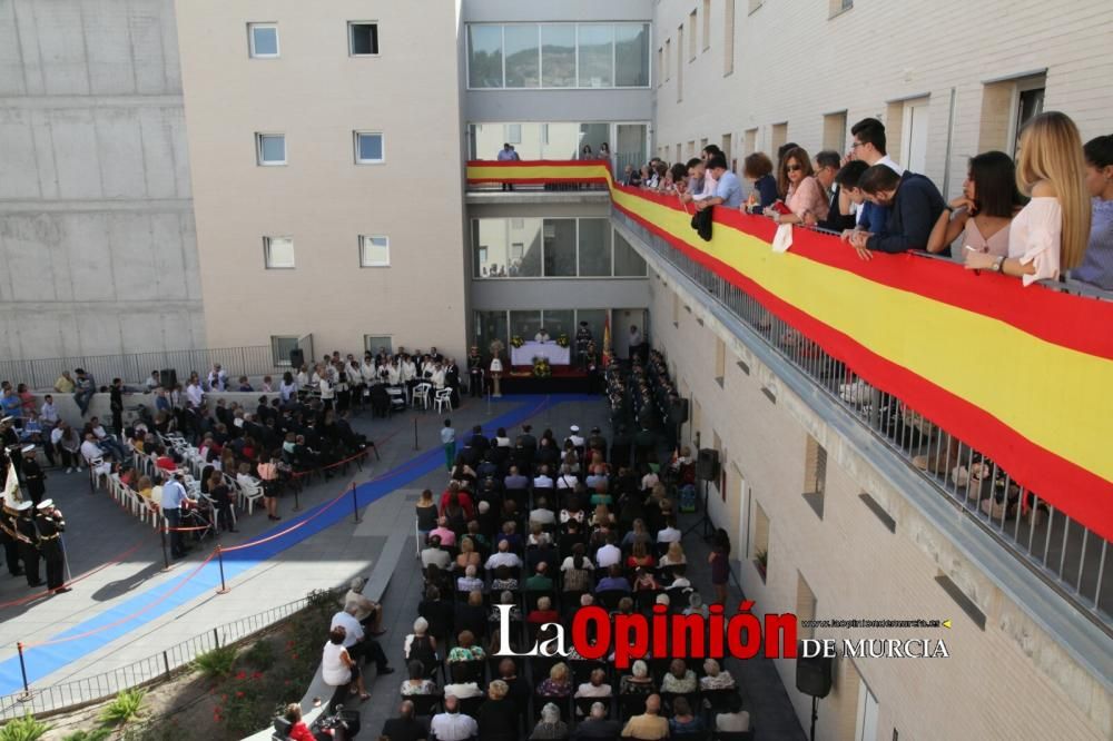 Izado de bandera en Lorca por la Hispanidad