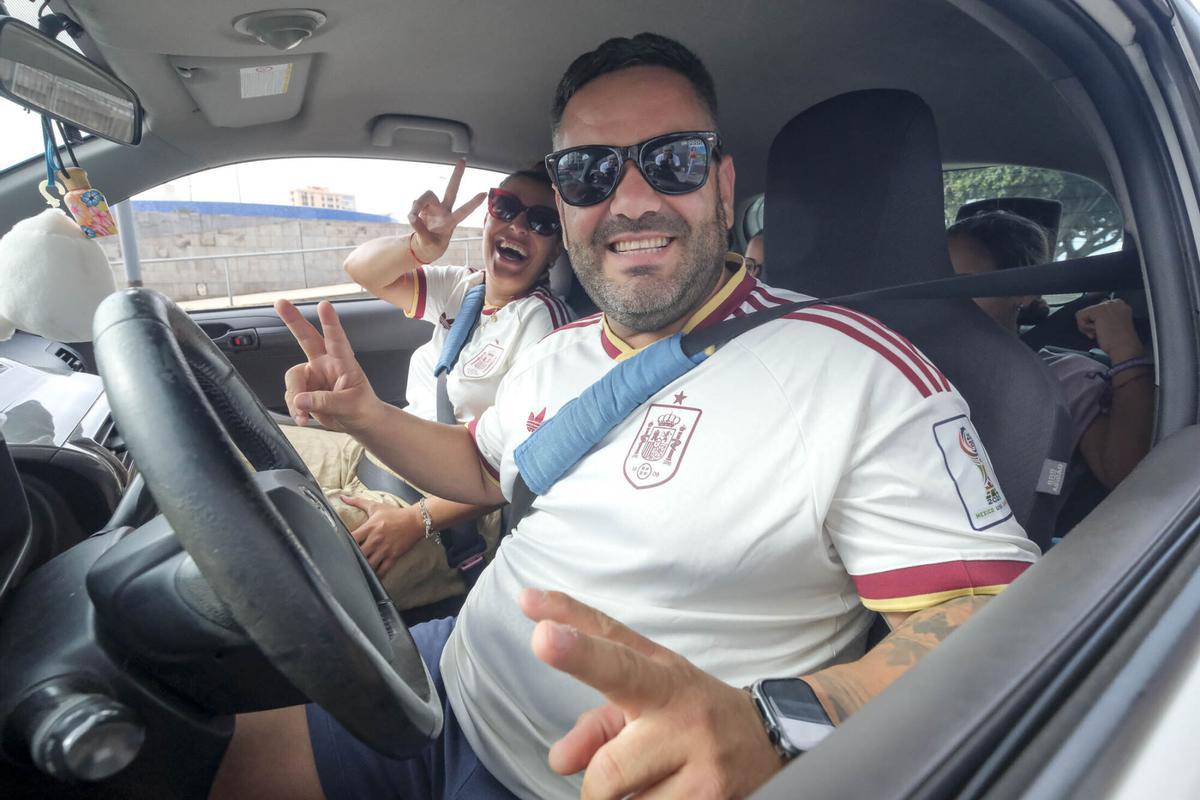 Ambiente previo a la final mundial de fútbol España-Argentina Ambiente previo a la final mundial de fútbol España-Argentina