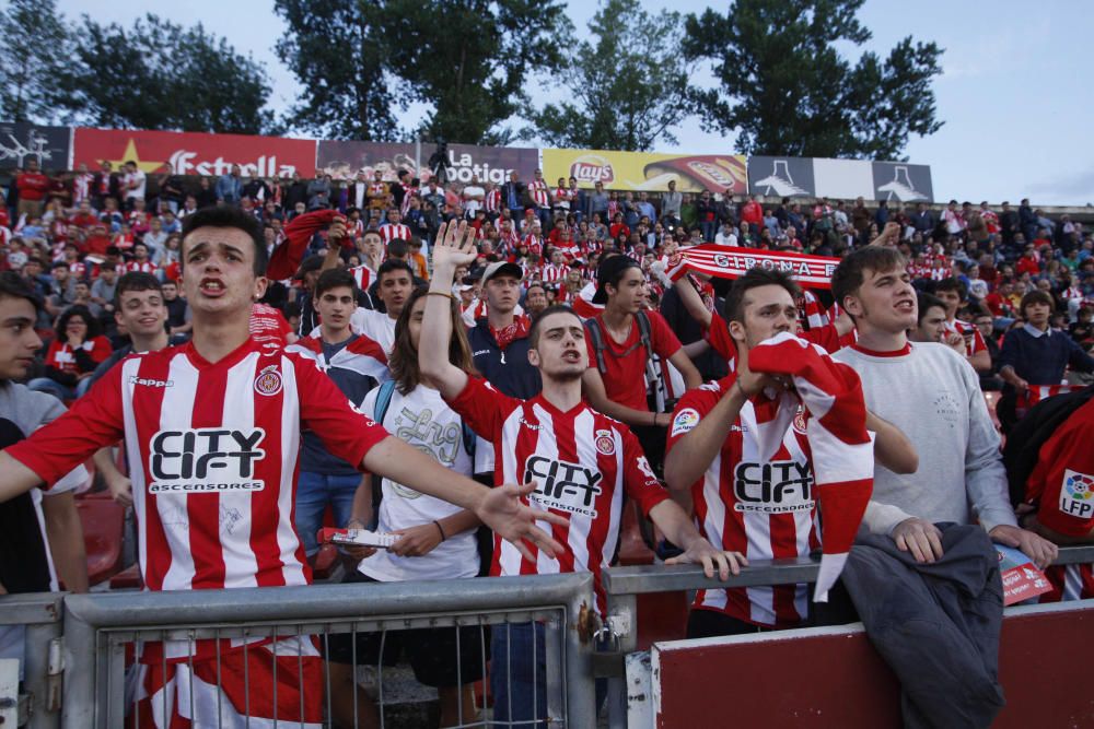 L'afició del Girona a Montilivi