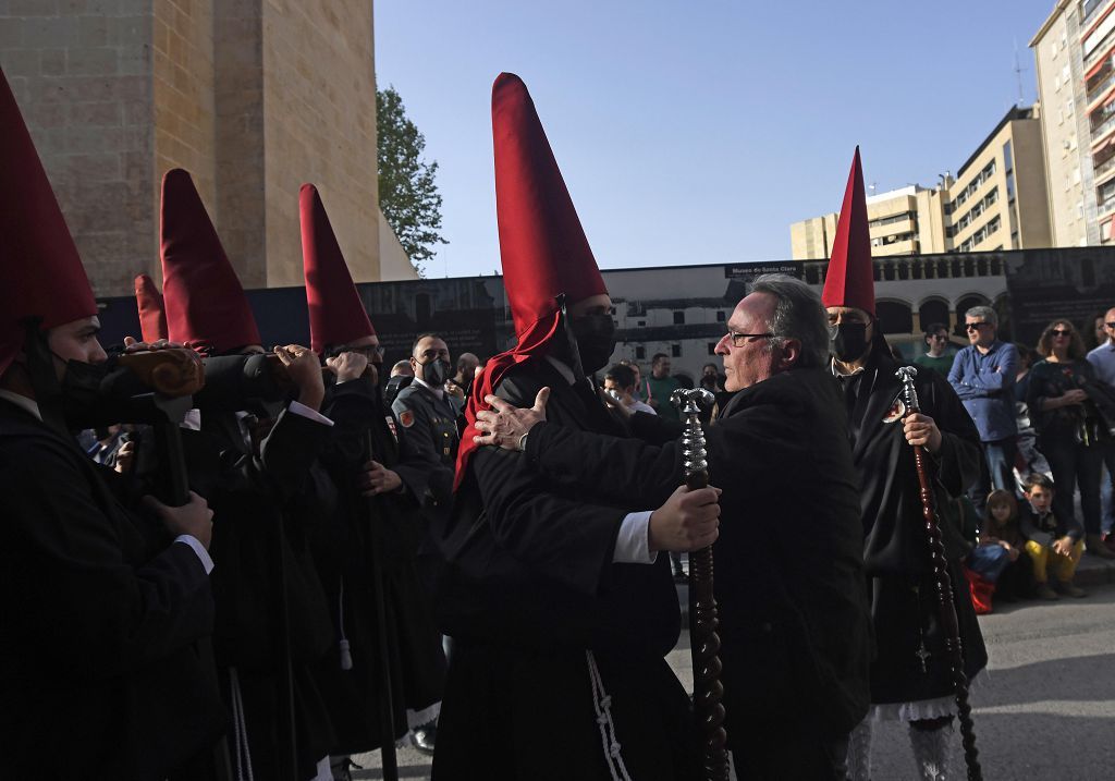 La procesión del Viernes Santo de Murcia, en imágenes