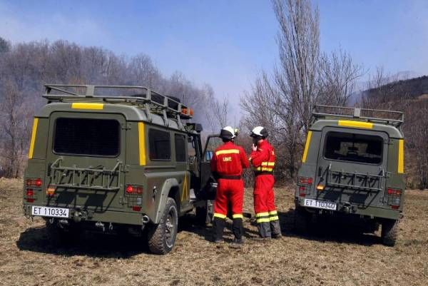 Imágenes del incendio en la Ribagorza