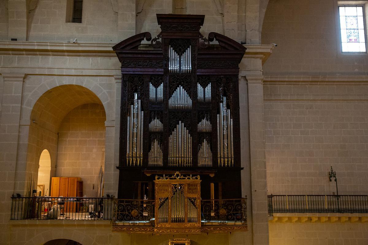 Imagen del nuevo órgano de la Concatedral de San Nicolás