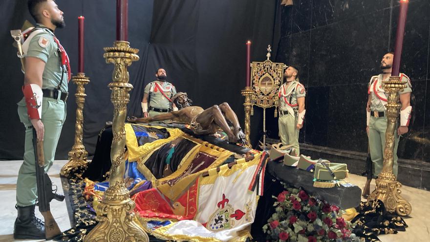 Así es este año la Guardia de la Legión al Cristo de la Buena Muerte