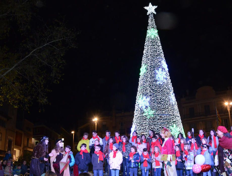 Encesa dels llums de Nadal de Figueres